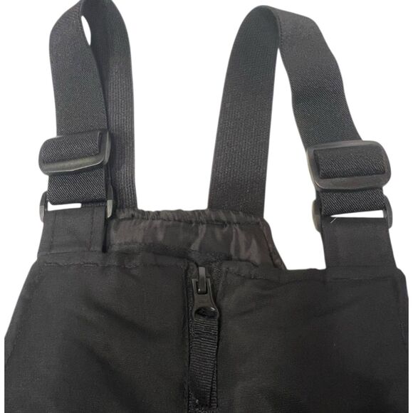 SwissTech Kids Snow Bib Overalls XS 4-5 Black Waterproof Winter Sledding Gear - Picture 7 of 10